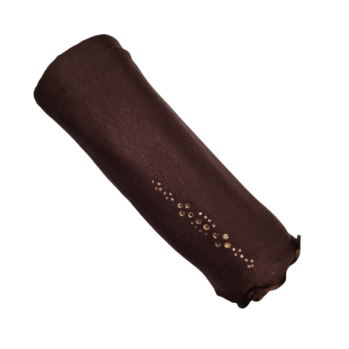 Jersey Scarf Met Lint En Steentjes