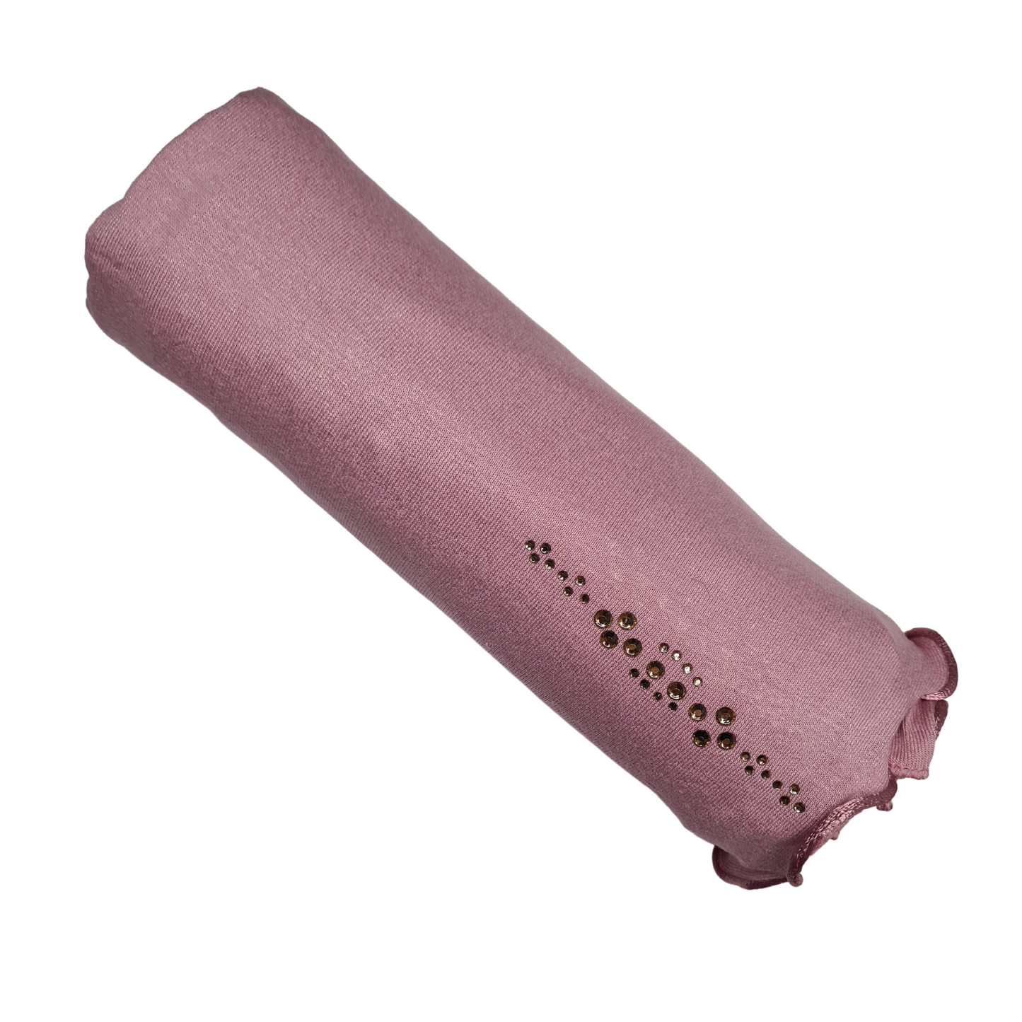 Jersey Scarf Met Lint En Steentjes