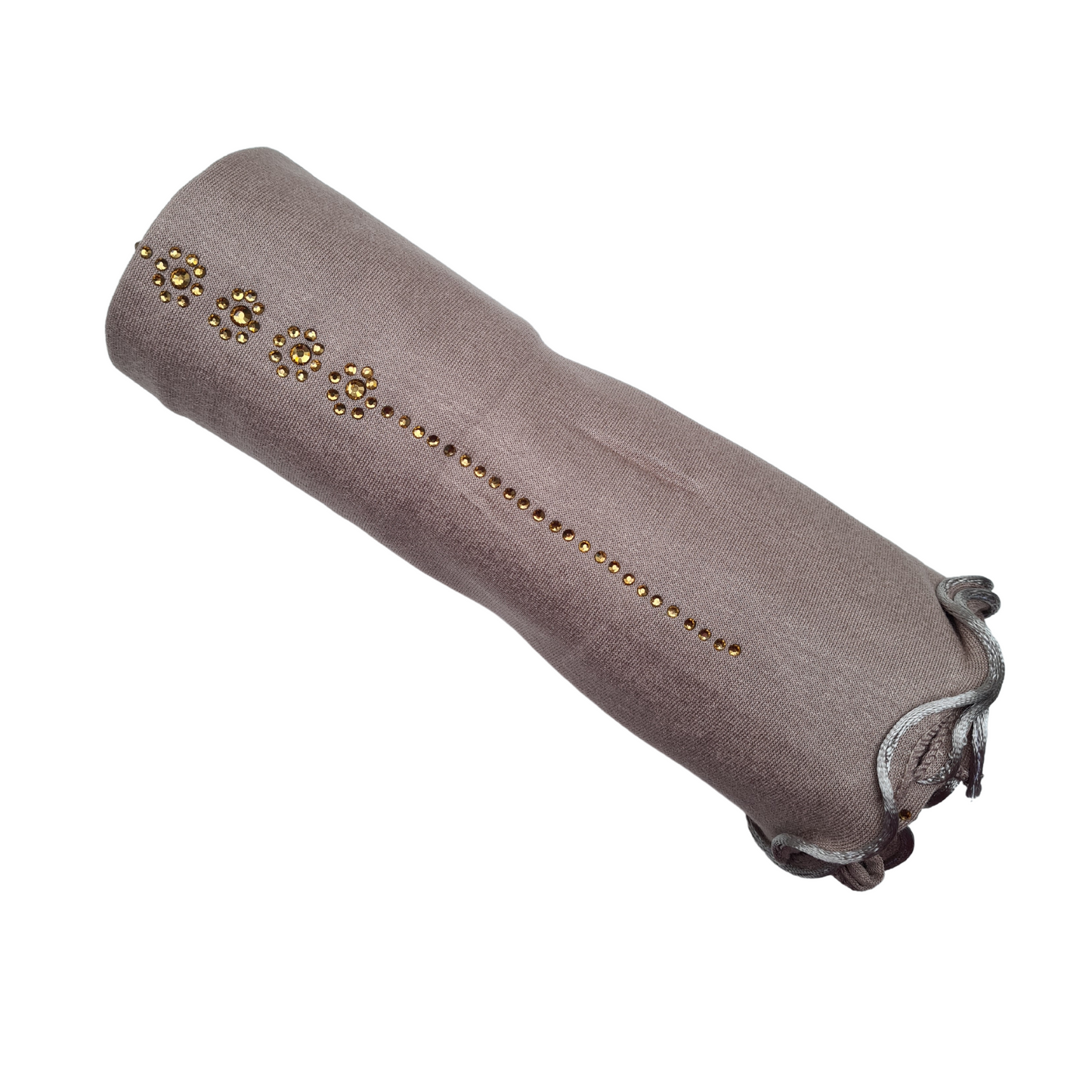 Jersey Scarf Met Lint En Steentjes