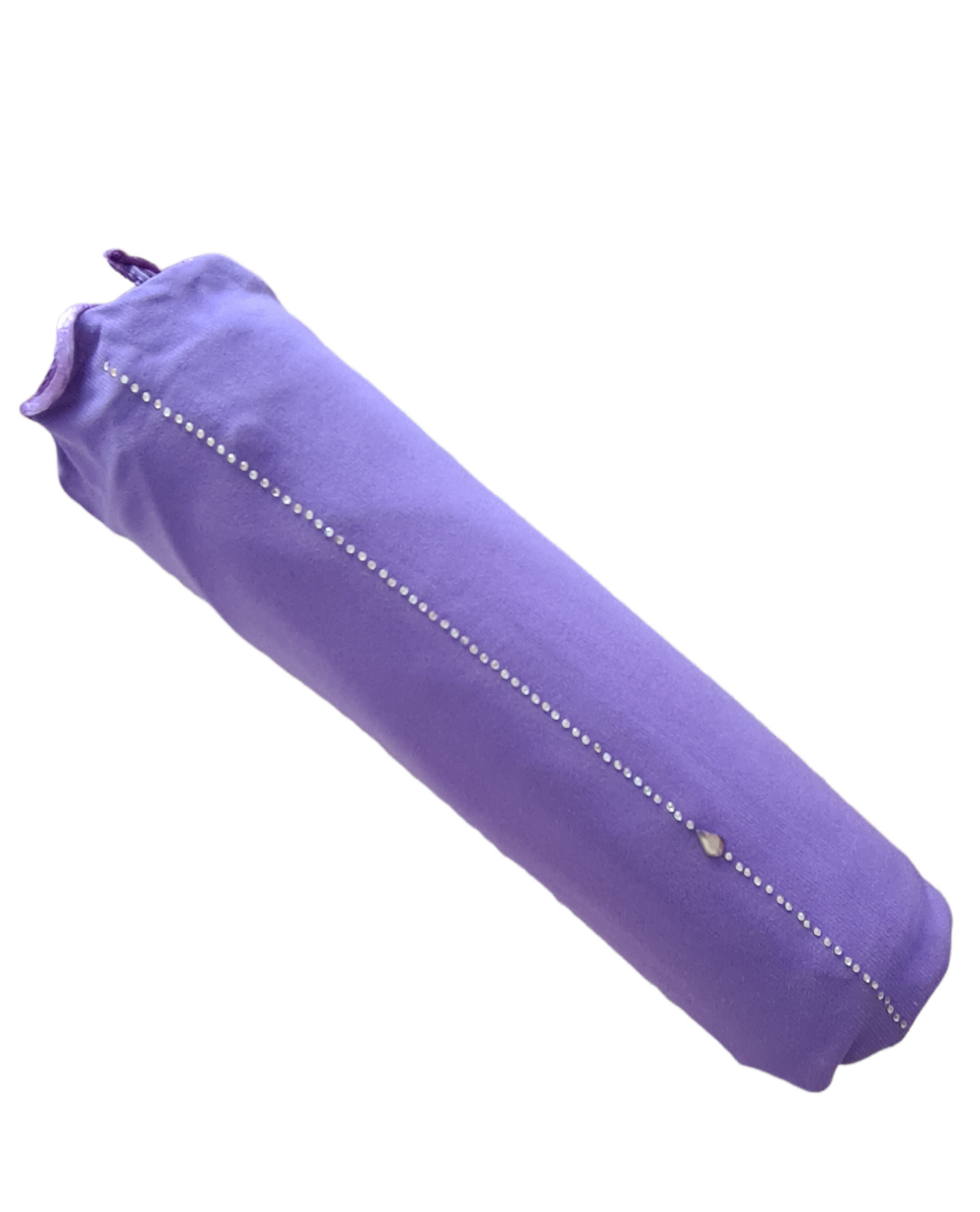 Premium jersey scarf met steentjes en lint