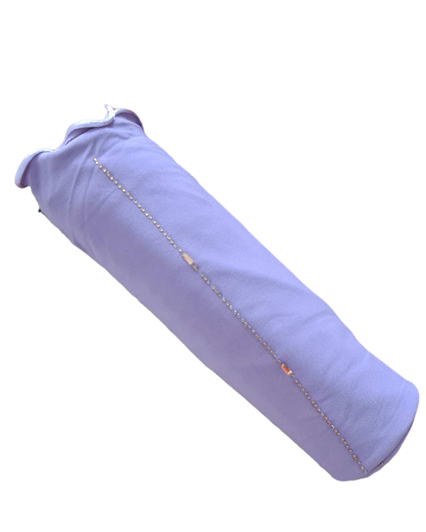 Premium jersey scarf met steentjes en lint
