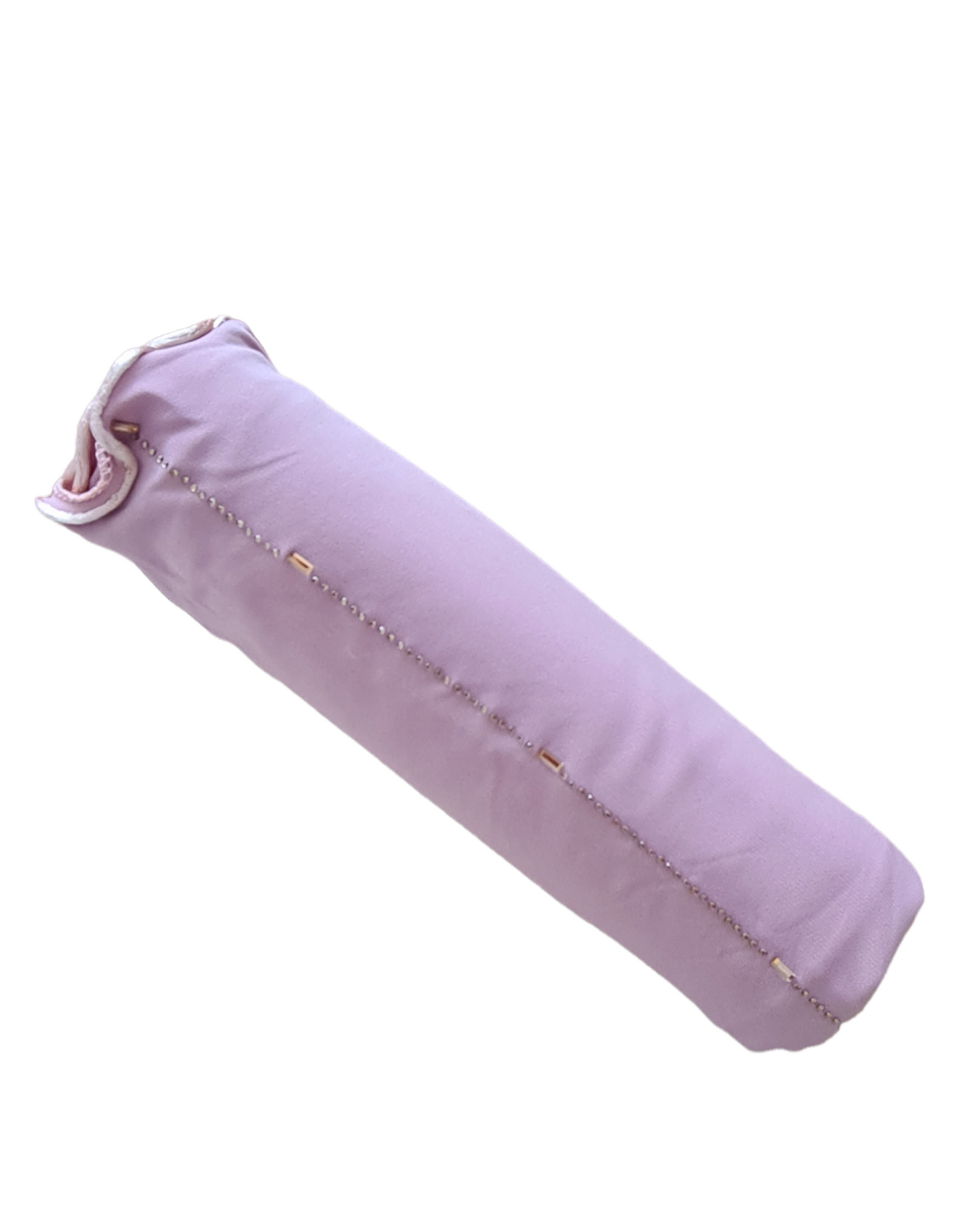 Premium jersey scarf met steentjes en lint