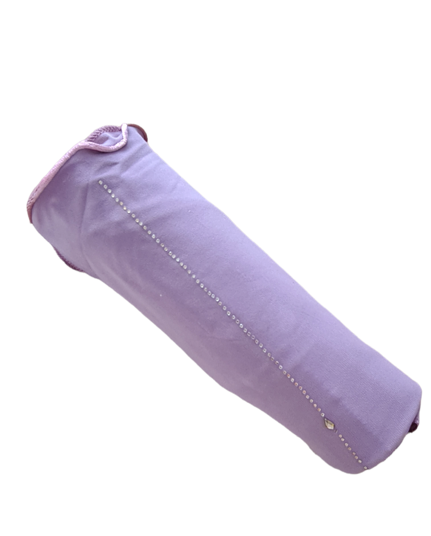 Premium jersey scarf met steentjes en lint
