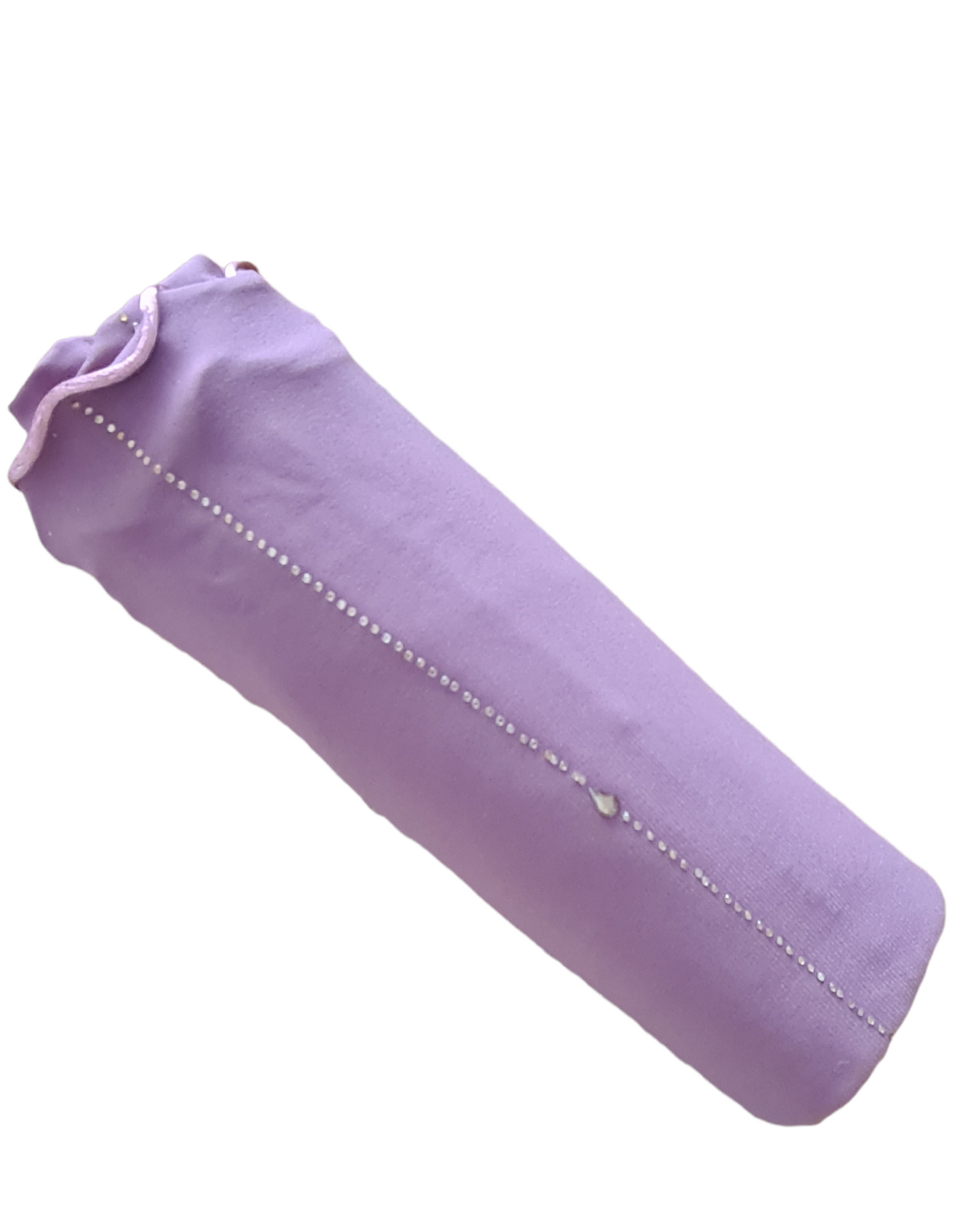 Premium jersey scarf met steentjes en lint