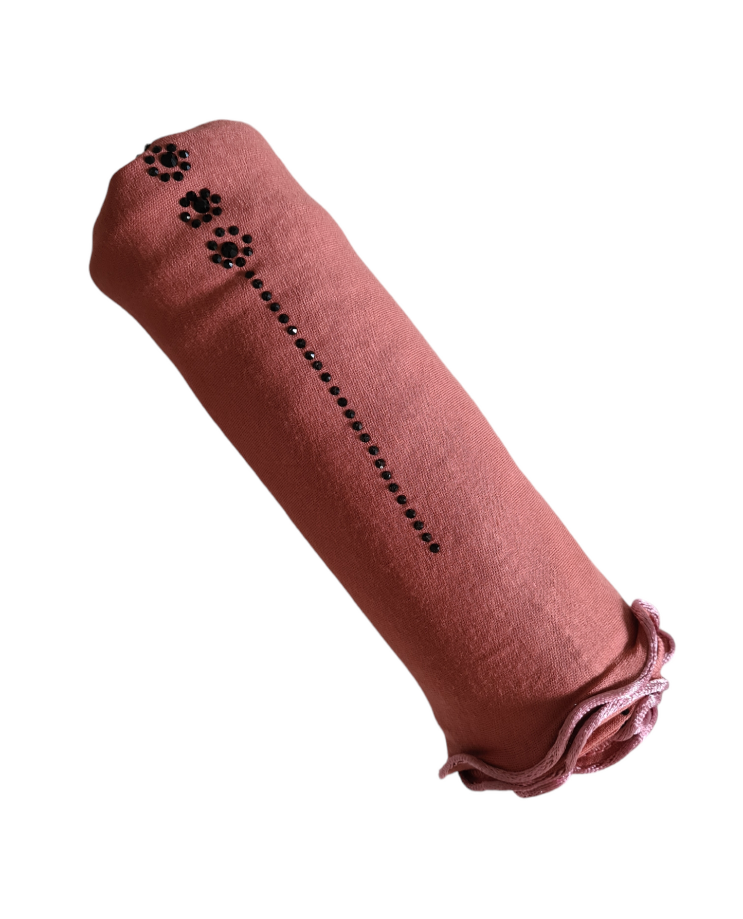 Jersey Scarf Met Lint En Steentjes