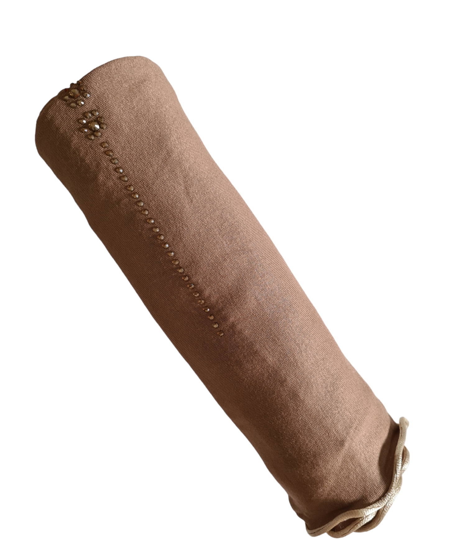Jersey Scarf Met Lint En Steentjes