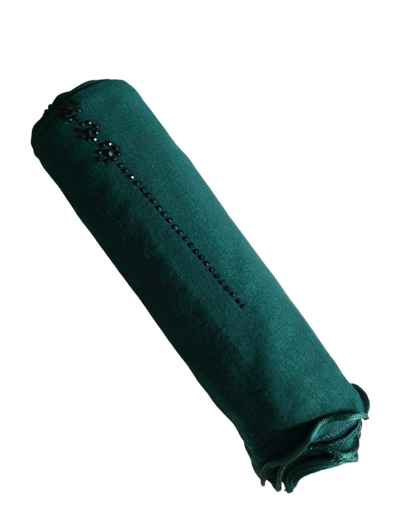 Jersey Scarf Met Lint En Steentjes
