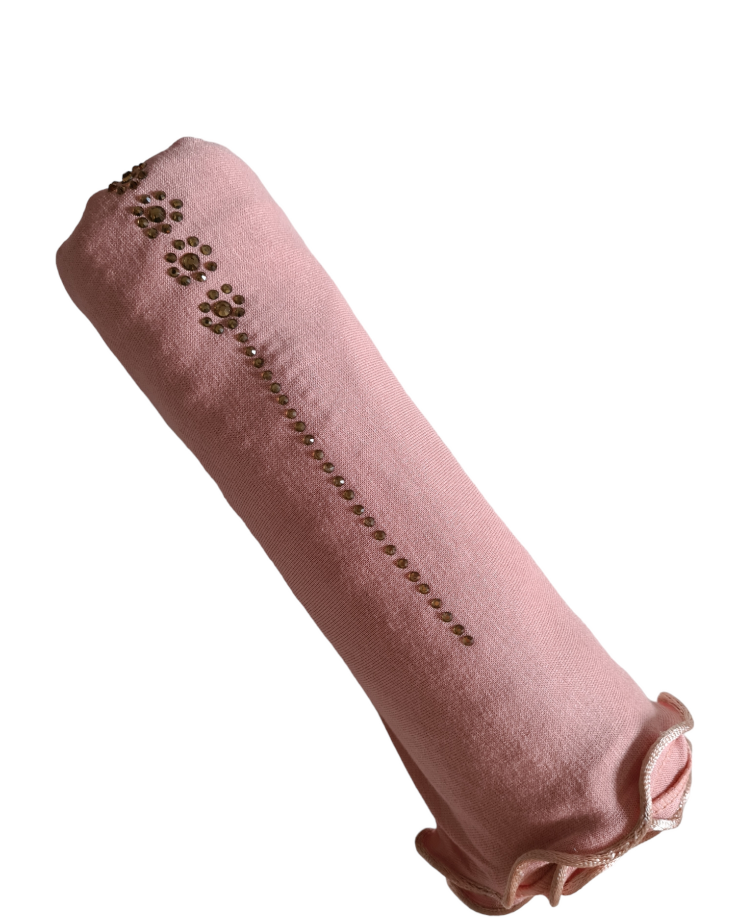 Jersey Scarf Met Lint En Steentjes