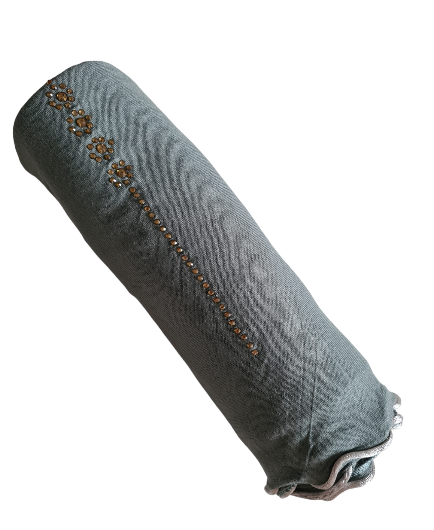 Jersey Scarf Met Lint En Steentjes