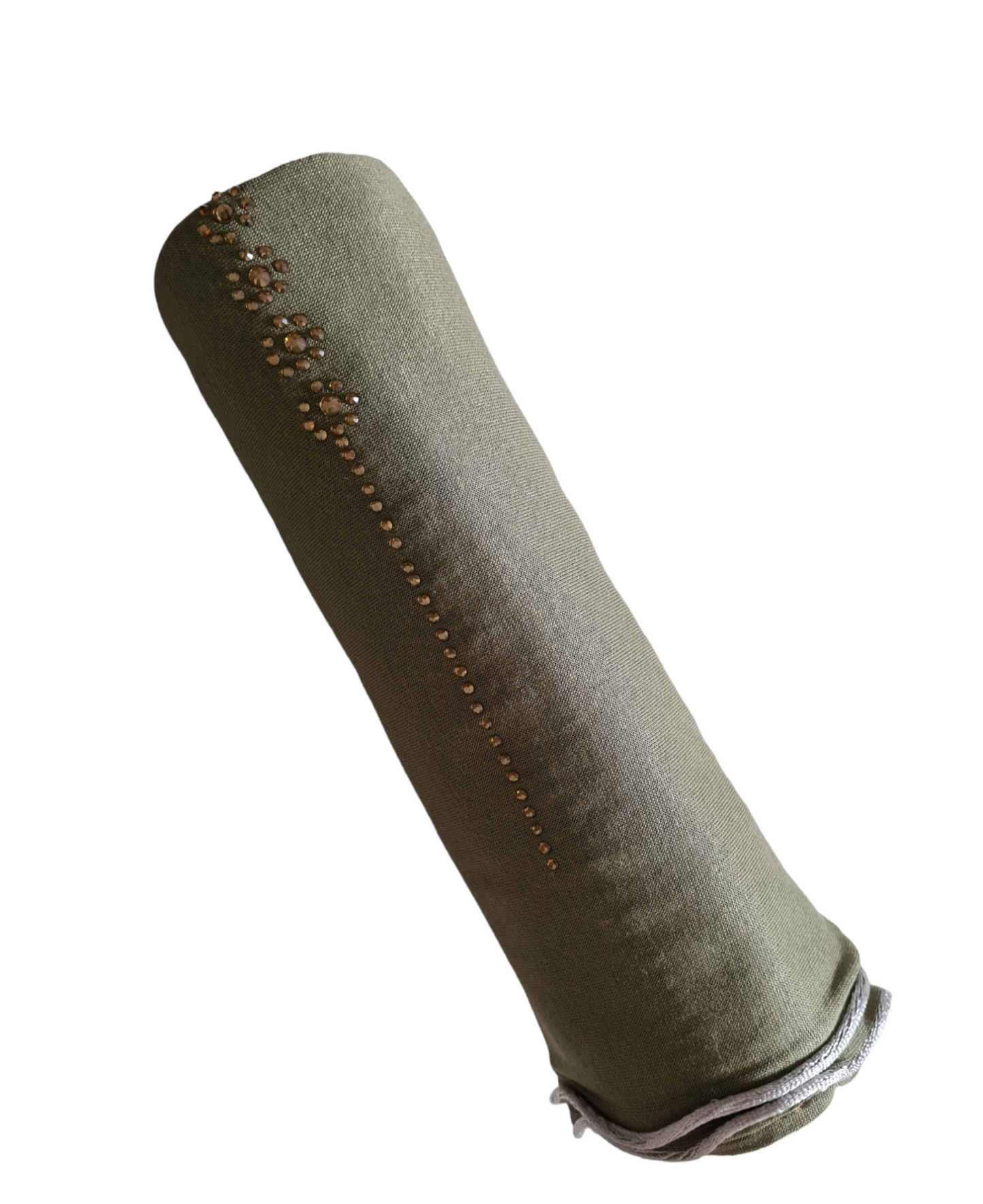 Jersey Scarf Met Lint En Steentjes