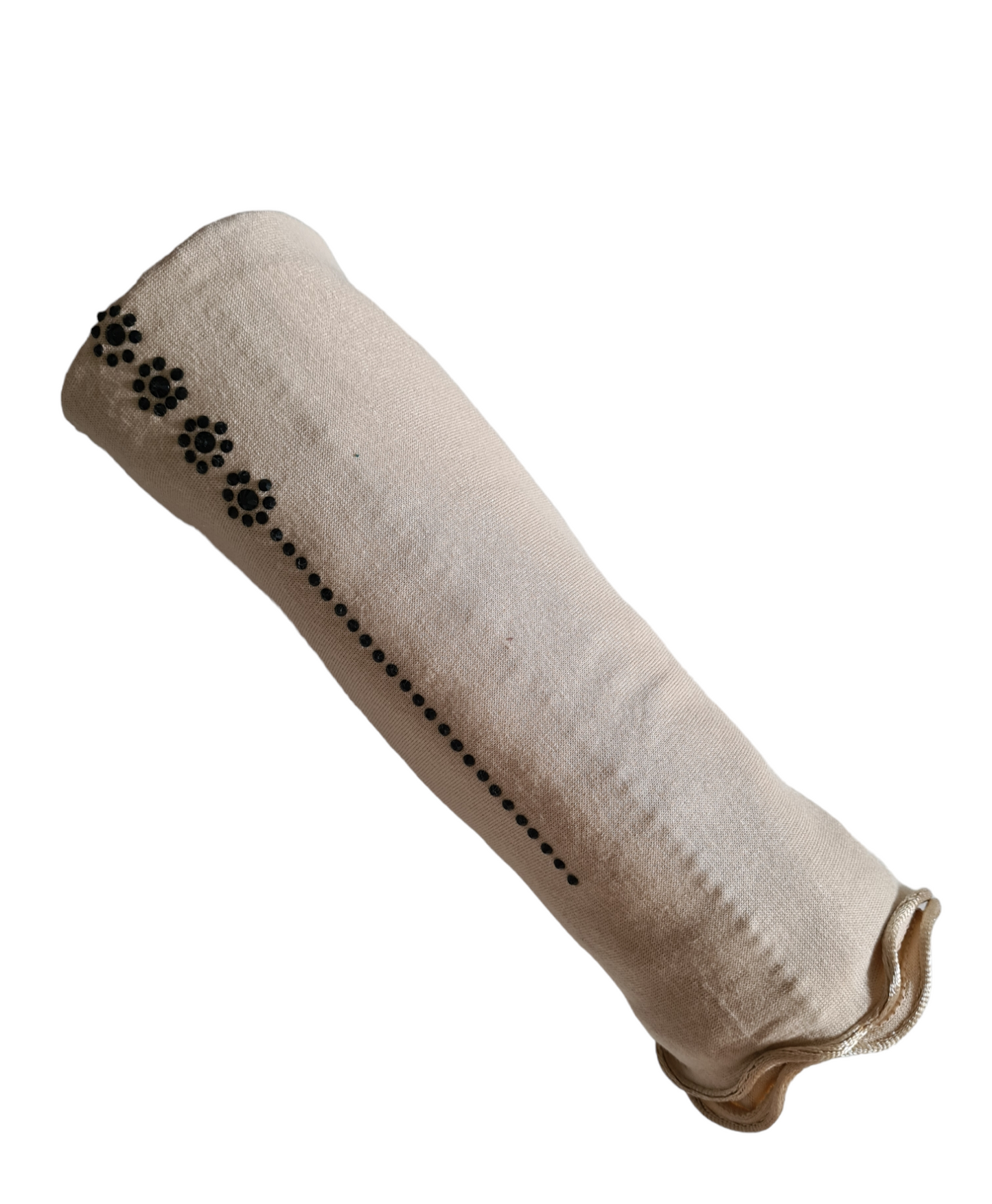 Jersey Scarf Met Lint En Steentjes