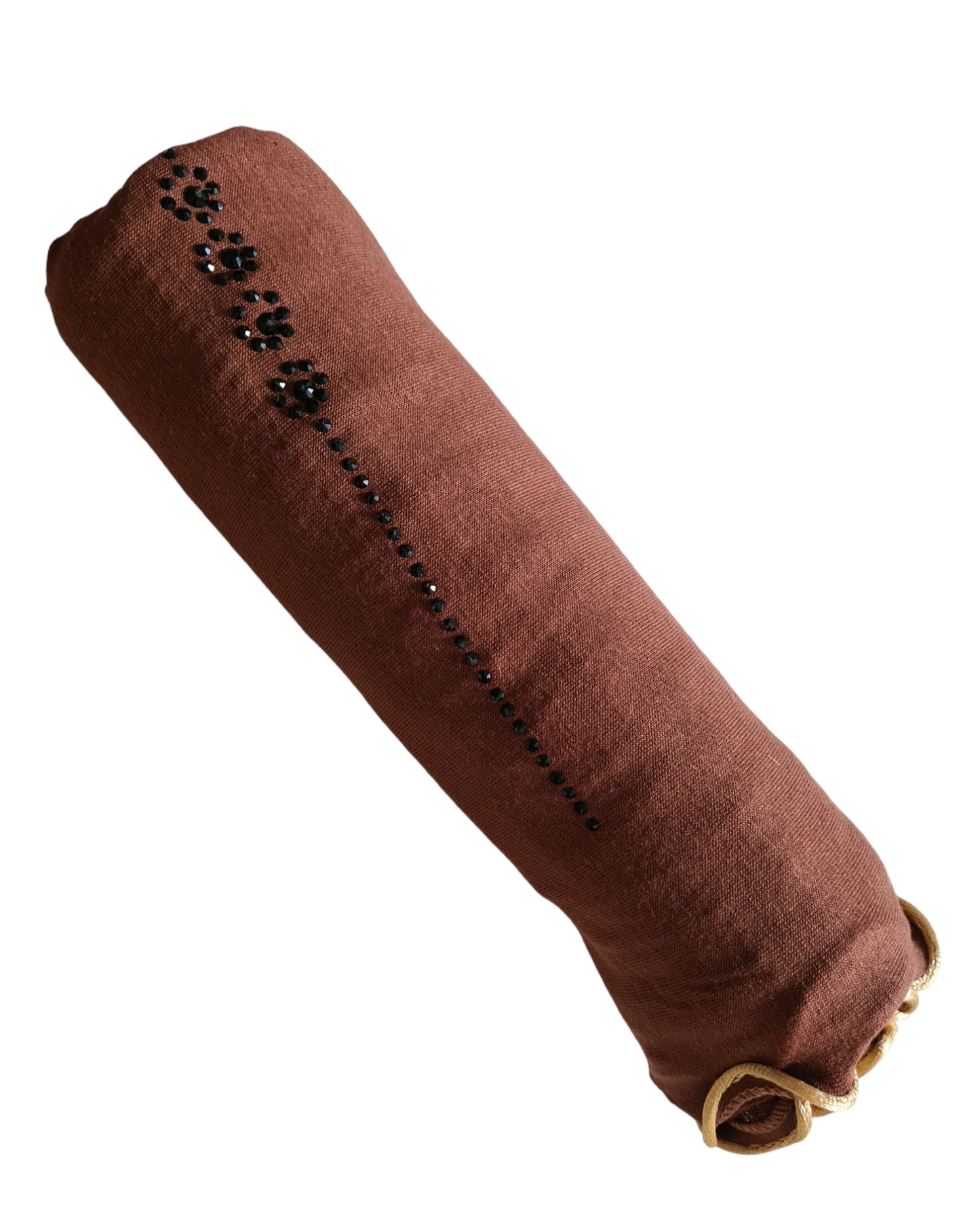 Jersey Scarf Met Lint En Steentjes