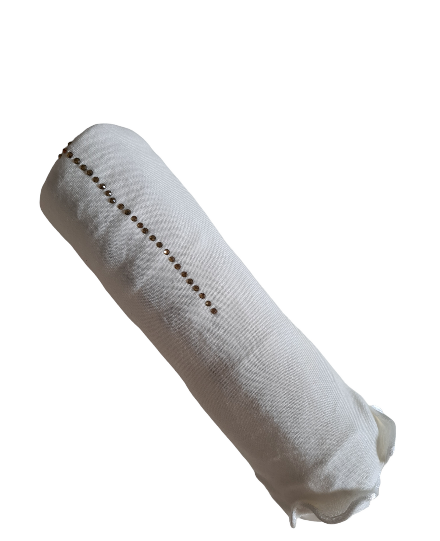 Jersey Scarf Met Lint En Steentjes