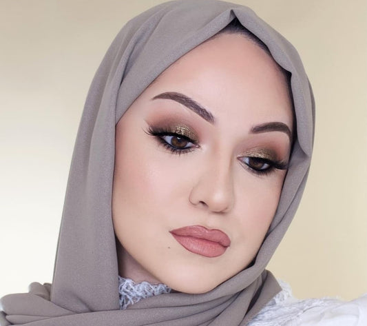 Crepe hoofddoek vierkant