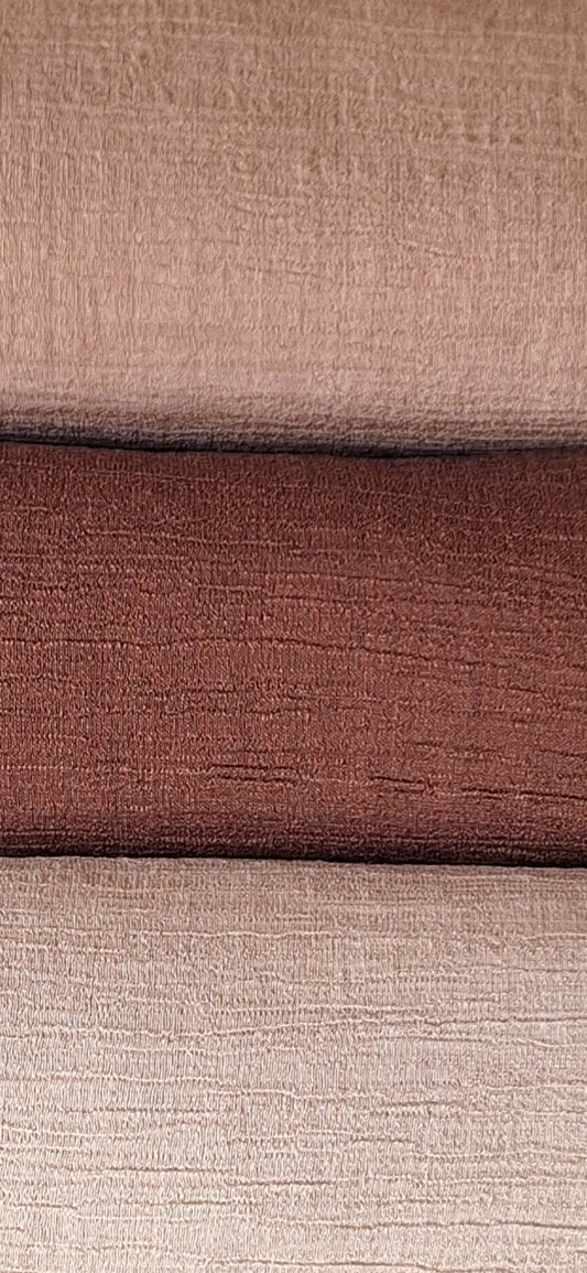 Crinkle scarf wrap rimpel