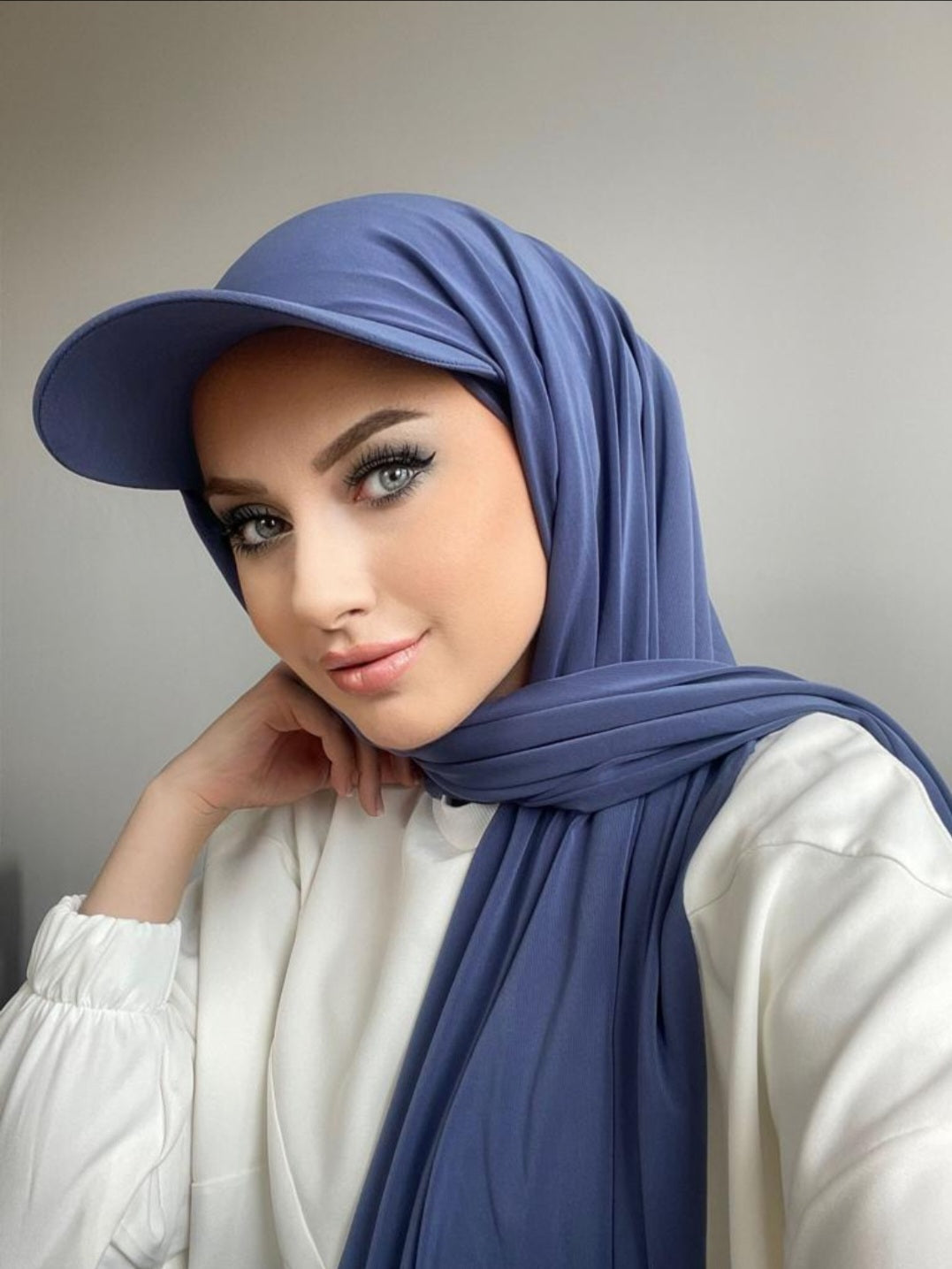 Hijab met cap