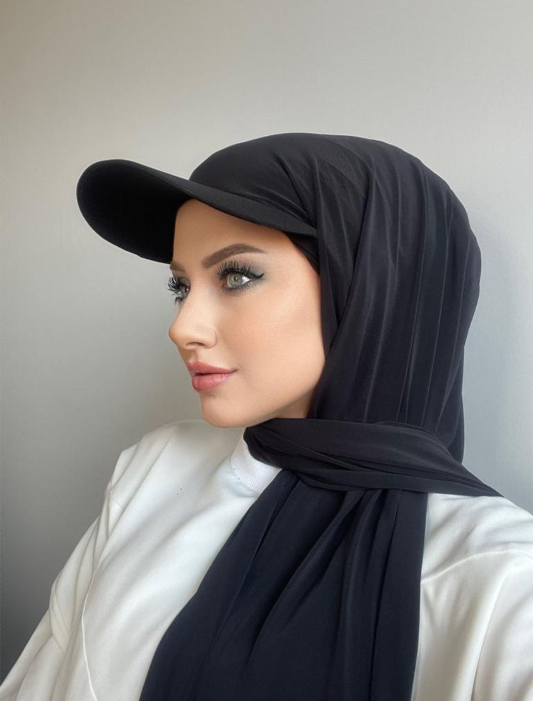 Hijab met cap