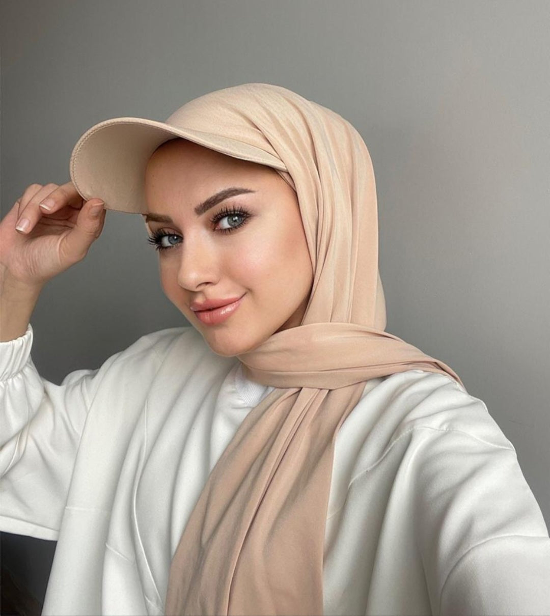 Hijab met cap