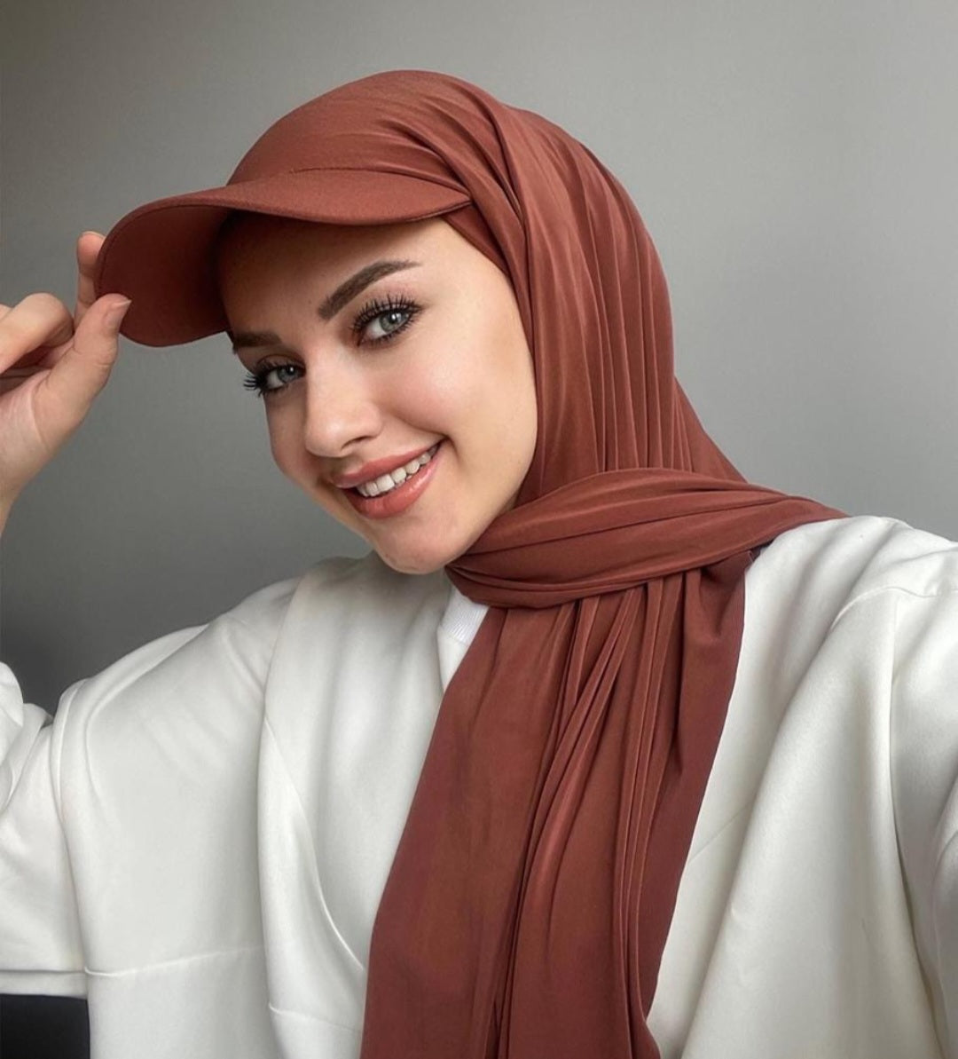 Hijab met cap