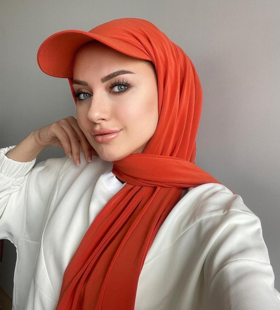 Hijab met cap