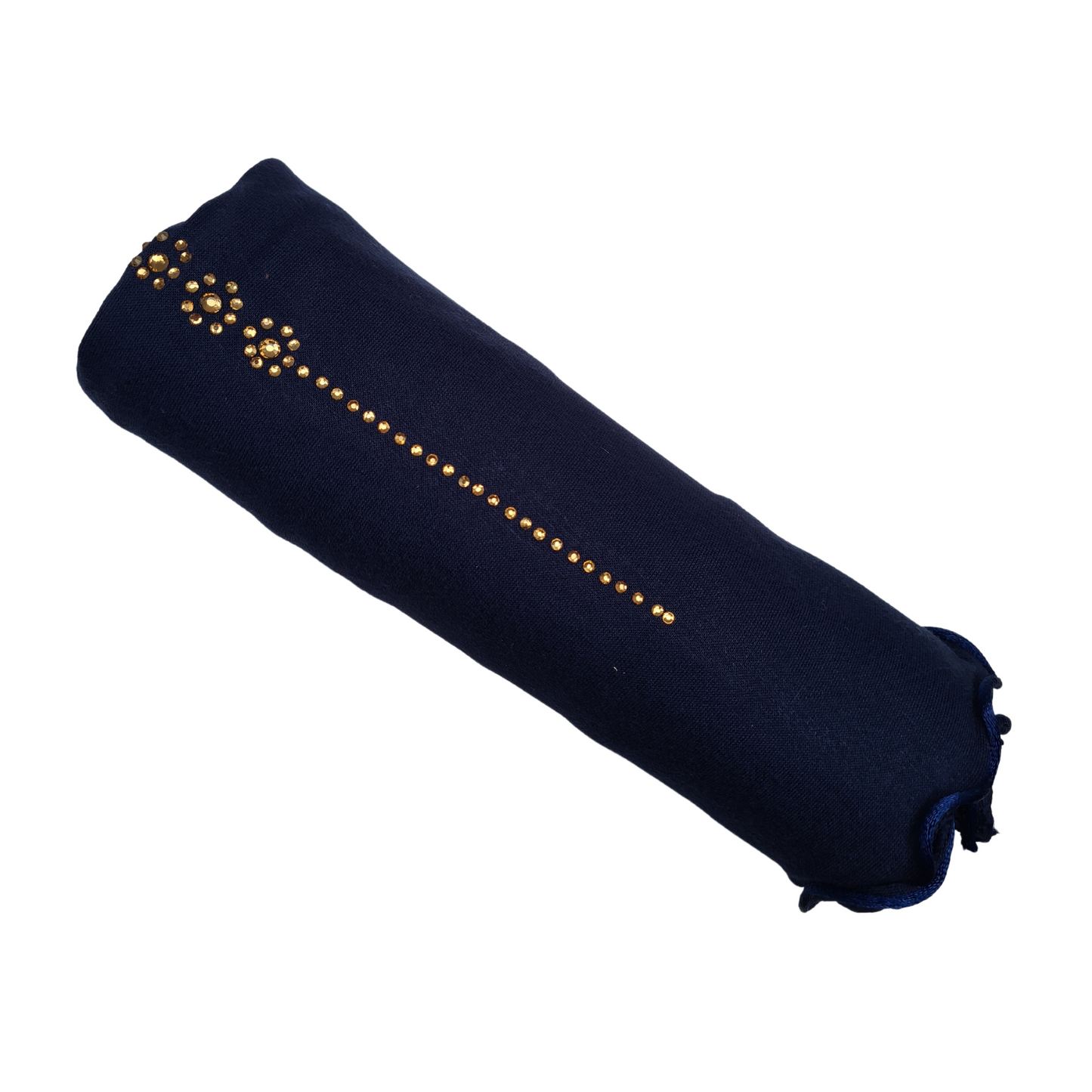 Jersey Scarf Met Lint En Steentjes