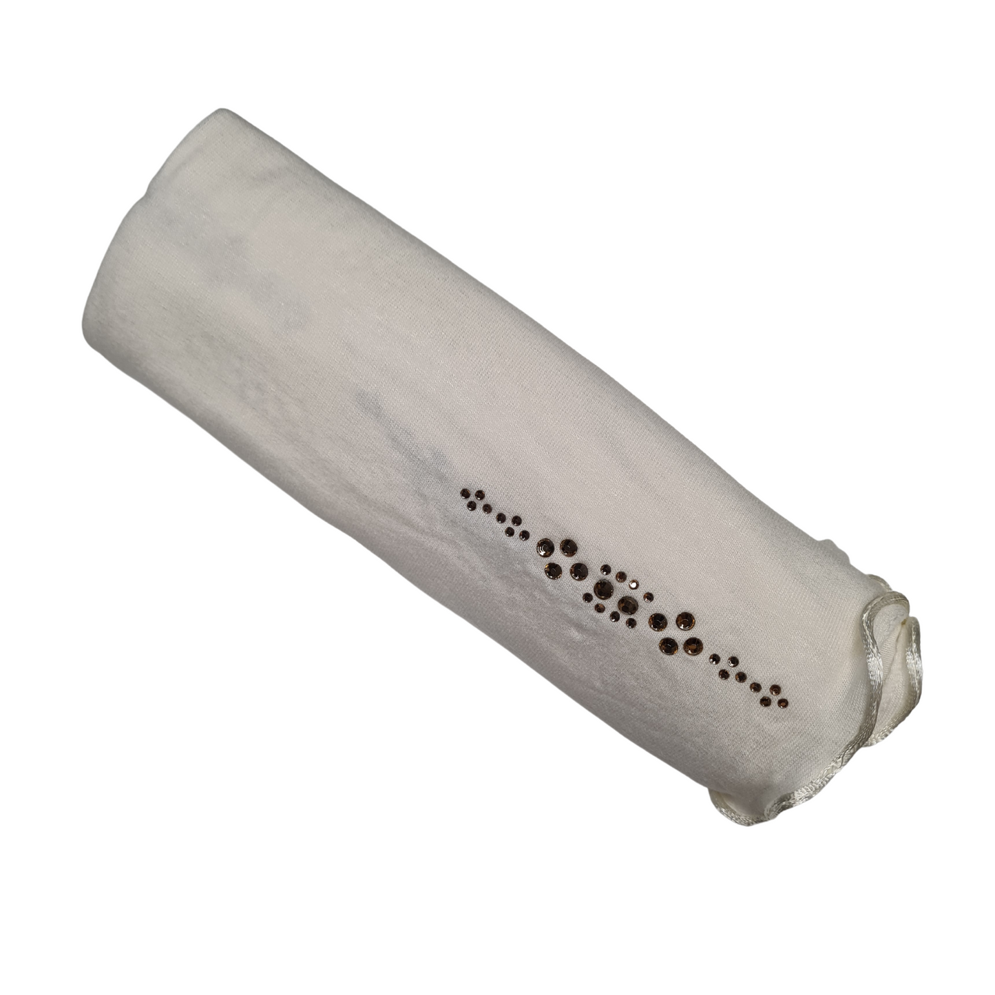 Jersey Scarf Met Lint En Steentjes