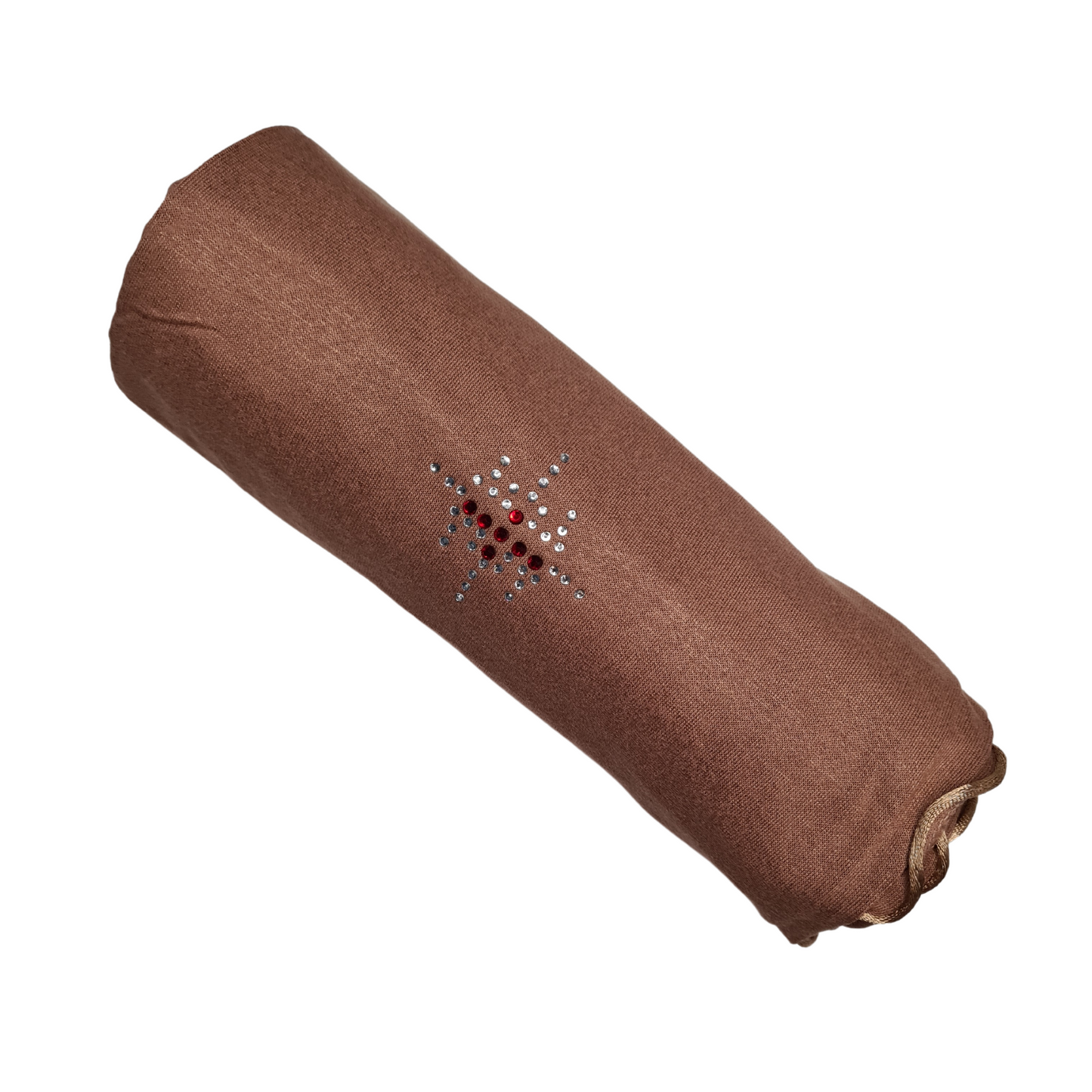 Jersey Scarf Met Lint En Steentjes