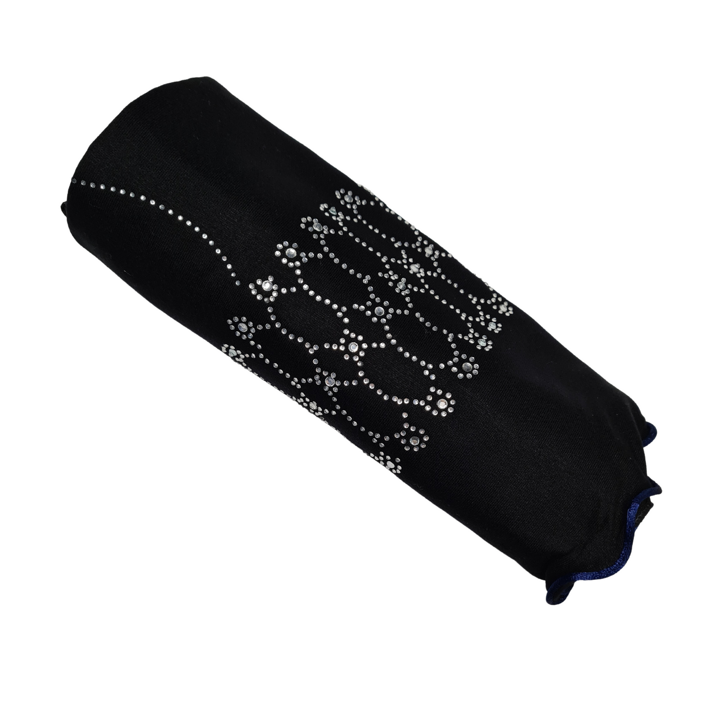 Jersey Scarf Met Lint En Steentjes