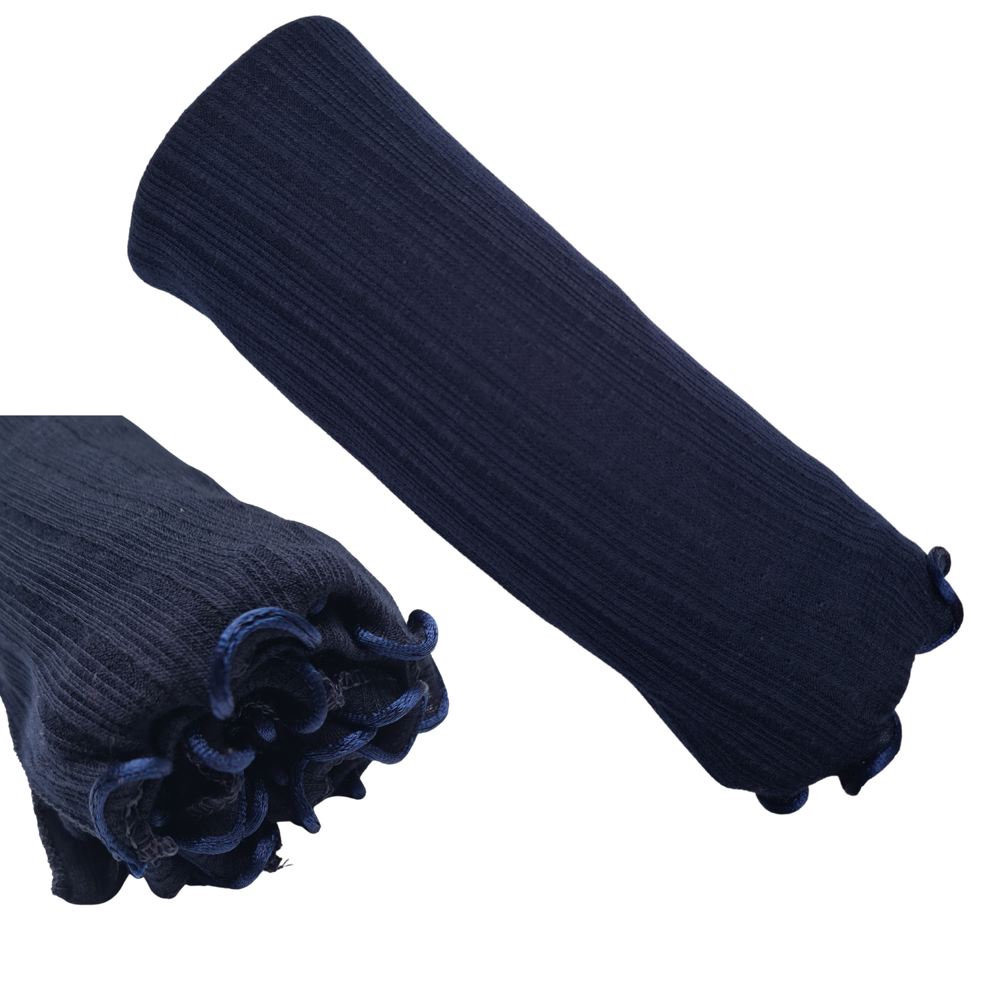 Ribbel Jersey Scarf Met Lint