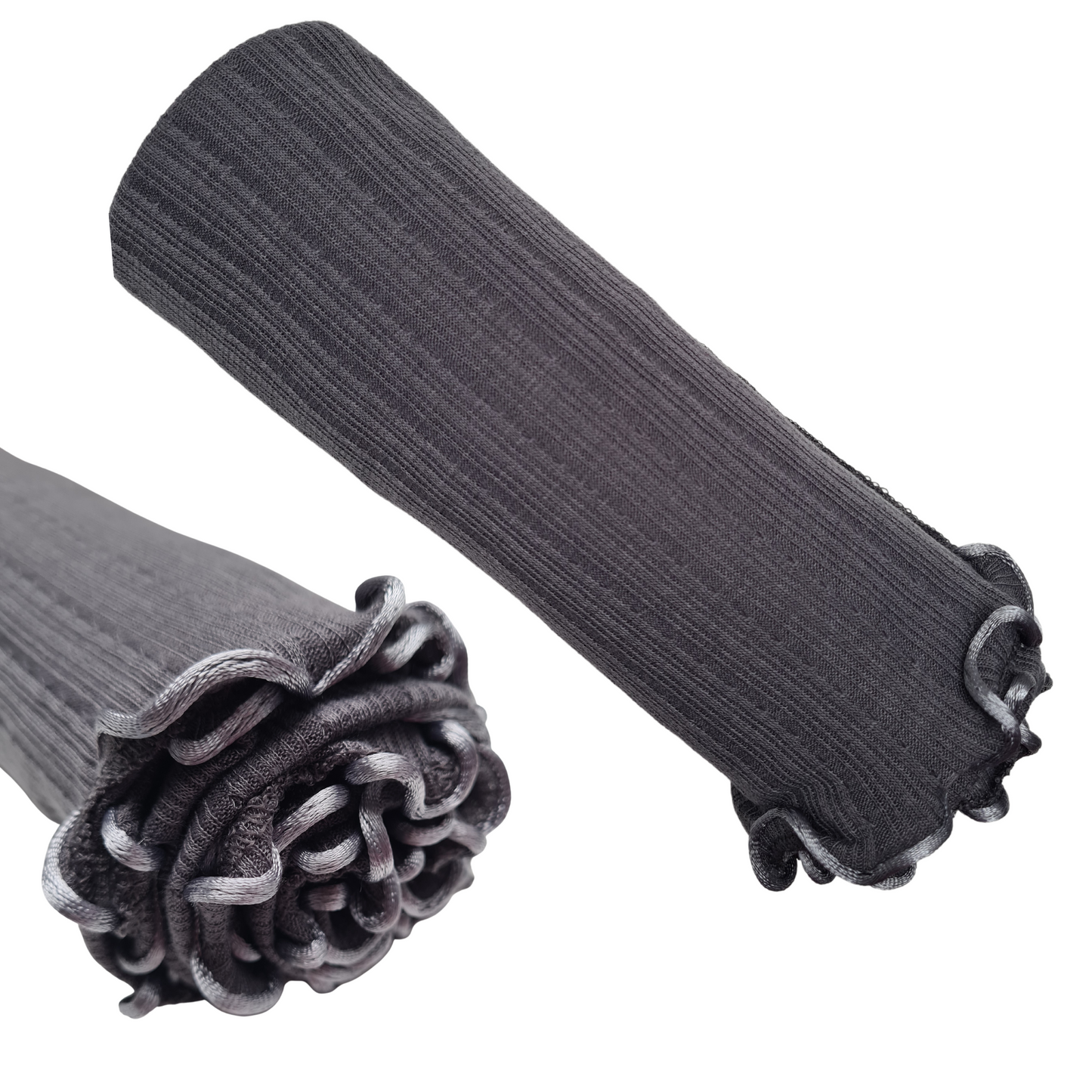 Ribbel Jersey Scarf Met Lint