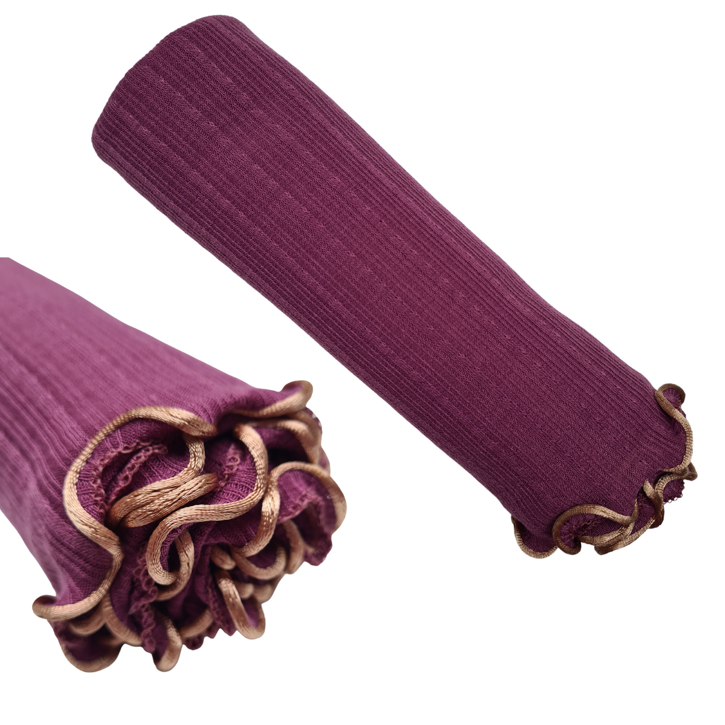 Ribbel Jersey Scarf Met Lint