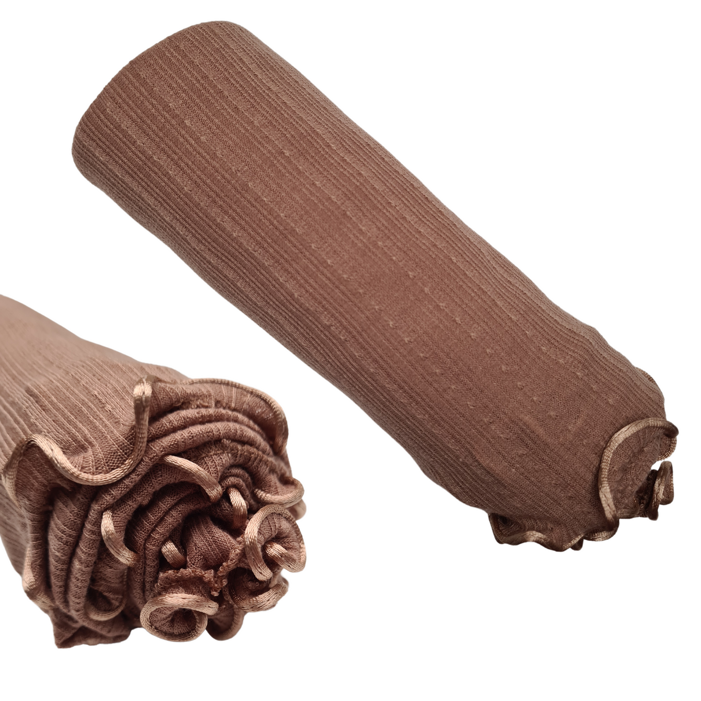 Ribbel Jersey Scarf Met Lint