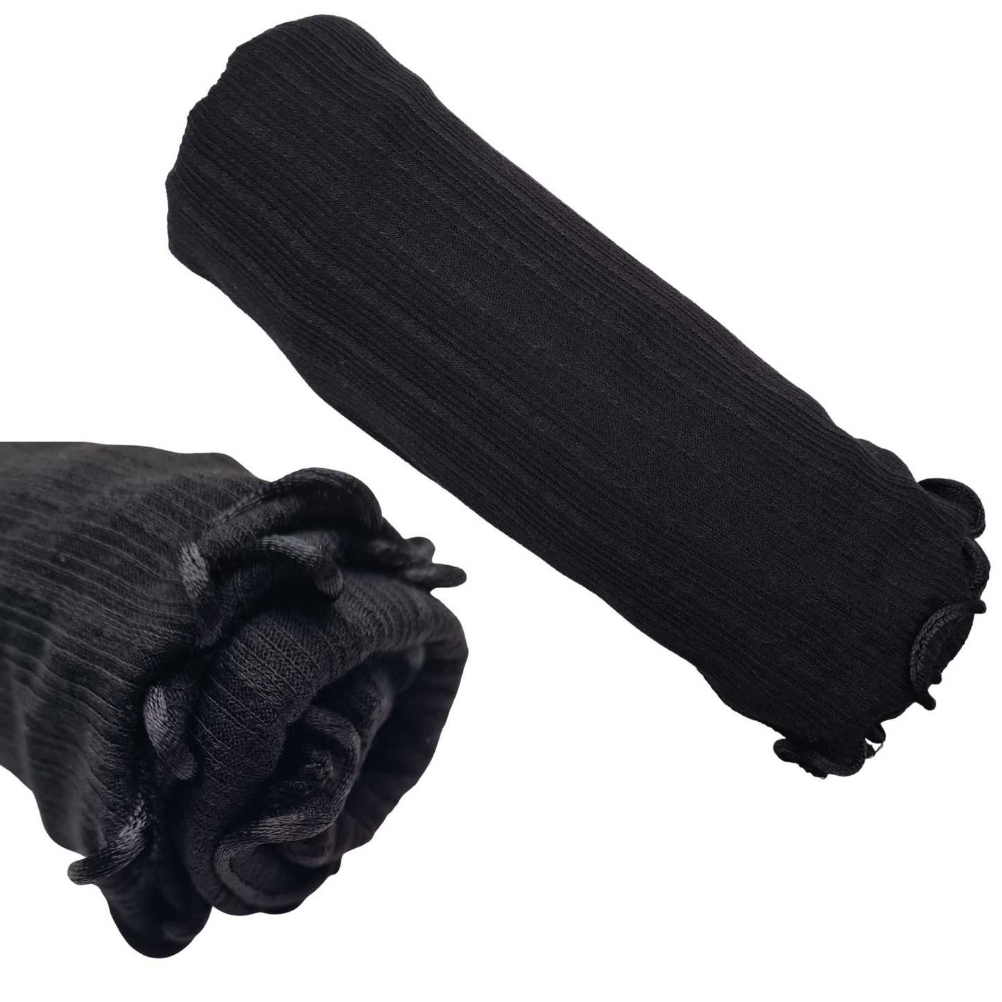 Ribbel Jersey Scarf Met Lint